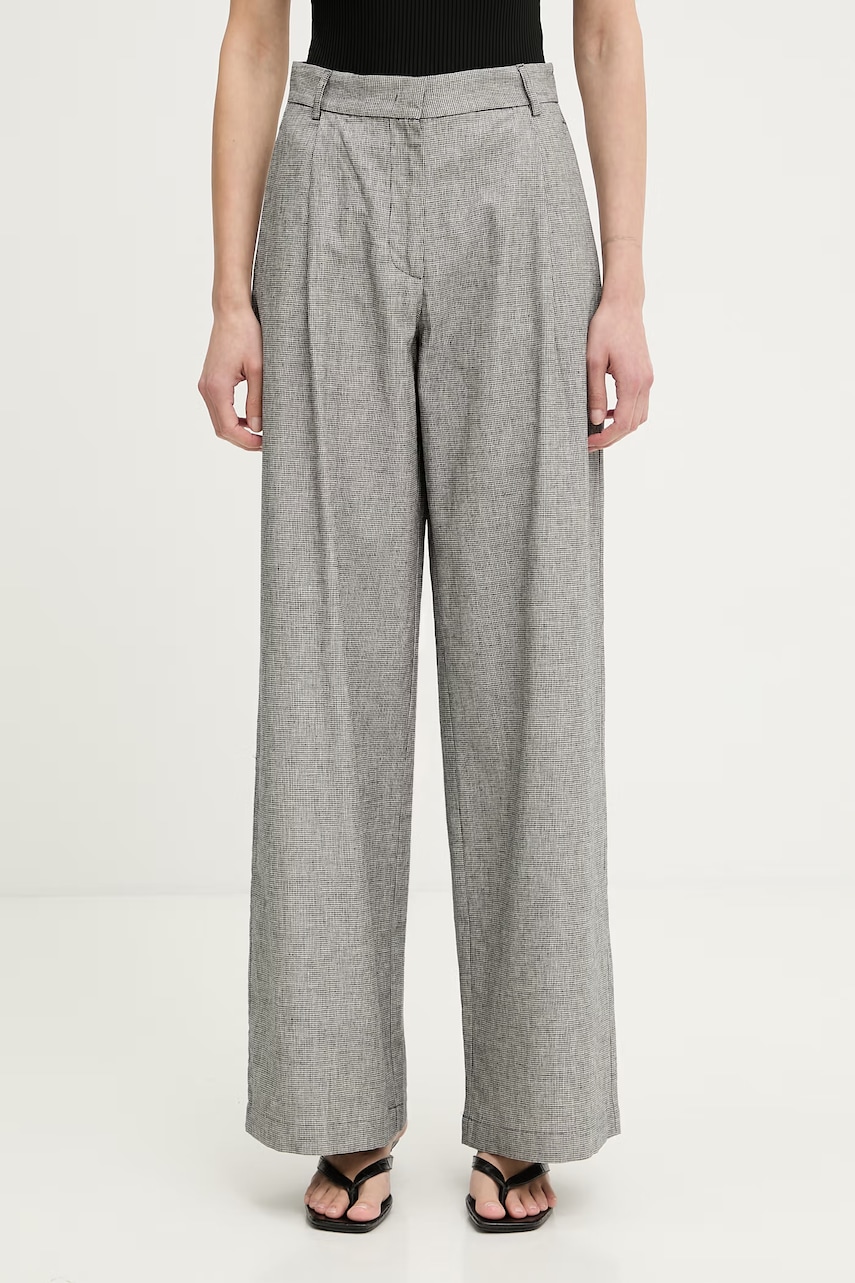 Sessun pantaloni de costum pentru femei, din in