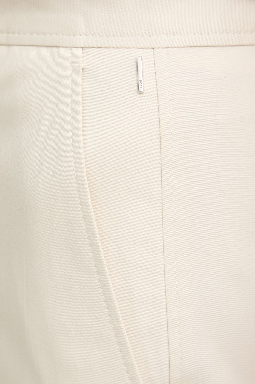 BOSS kalhoty dámské s bavlnou Tecarino2 (obrázek 4)