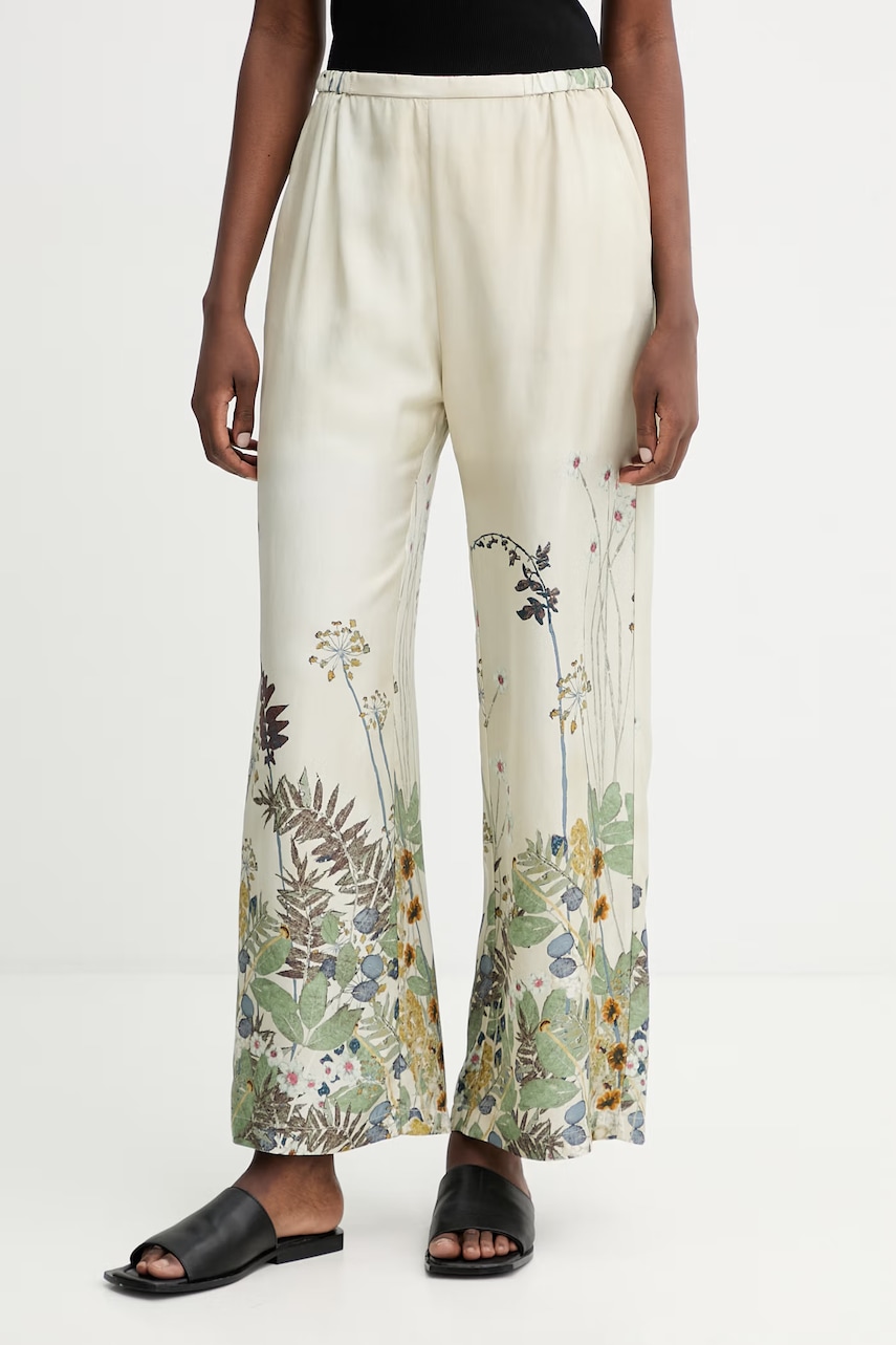 MUNTHE pantaloni de mătase FABERT