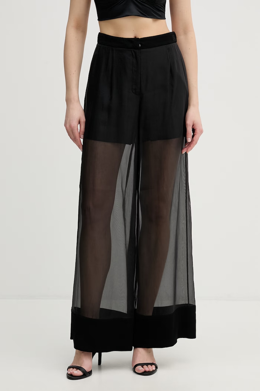 Karl Lagerfeld pantaloni pentru femei, cu vâscoză
