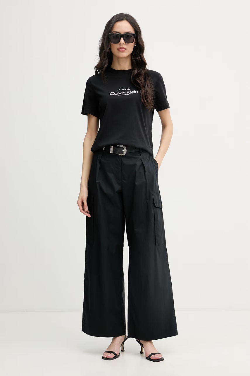 Blauer Boyfriend kalhoty dámské bavlněné CARYLL