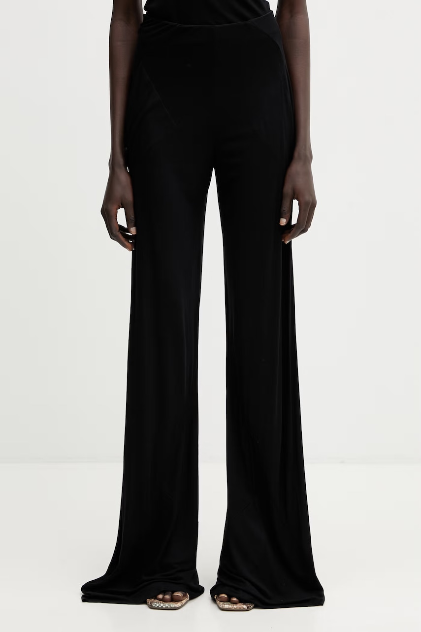 Rick Owens Lilies pantaloni pentru femei, din vâscoză Bias