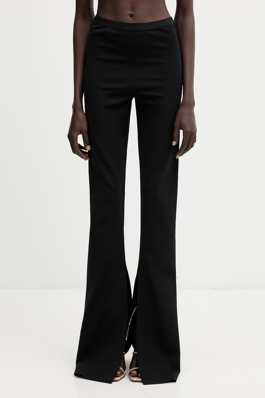 Rick Owens Lilies pantaloni pentru femei, cu vâscoză Carmen