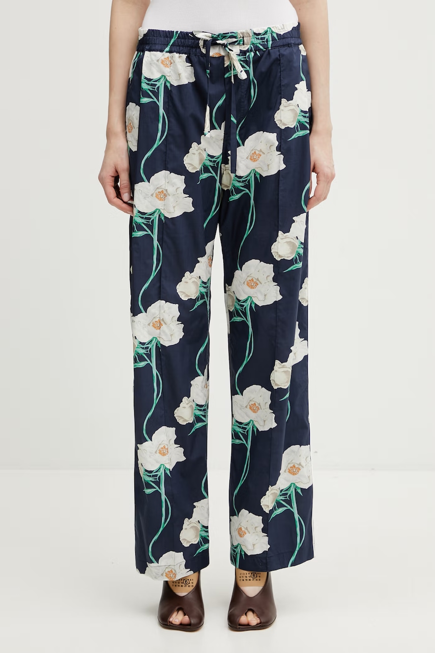 Kenzo Pants spodnie bawełniane damskie