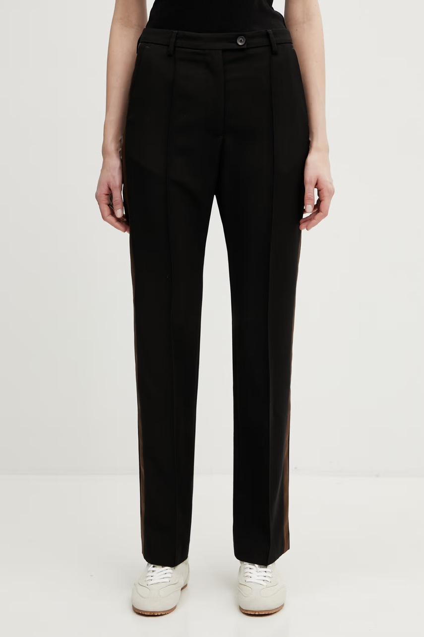 Wales Bonner Suite Tuxedo spodnie z wełną damskie