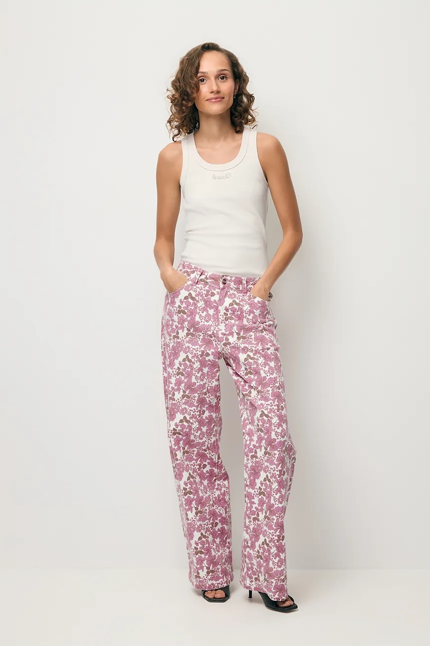 BIZUU pantaloni de femei din denim DONY