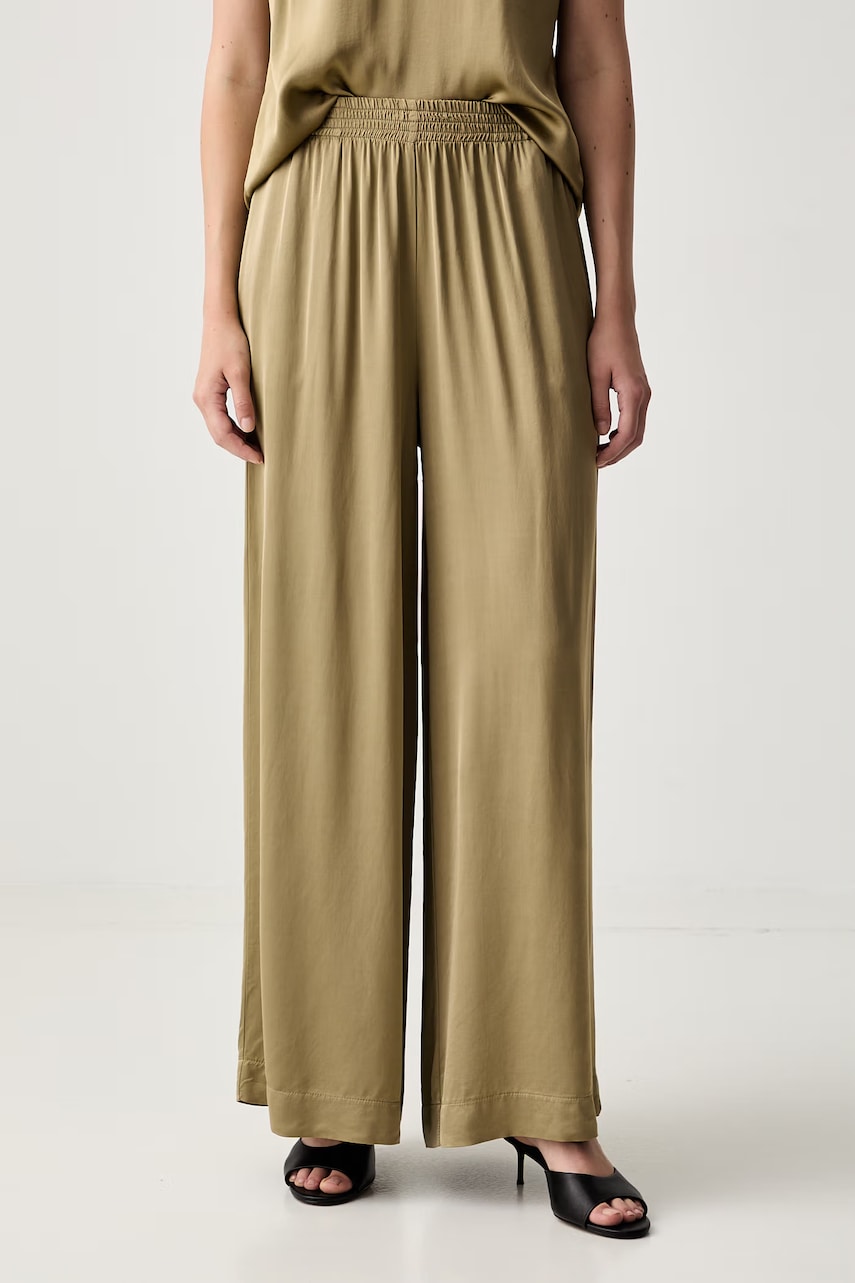 ViCOLO pantaloni palazzo pentru femei din vâscoză