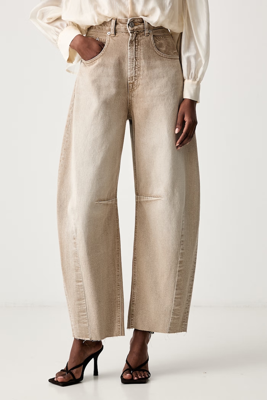 Haveone blugi relaxed fit pentru femei