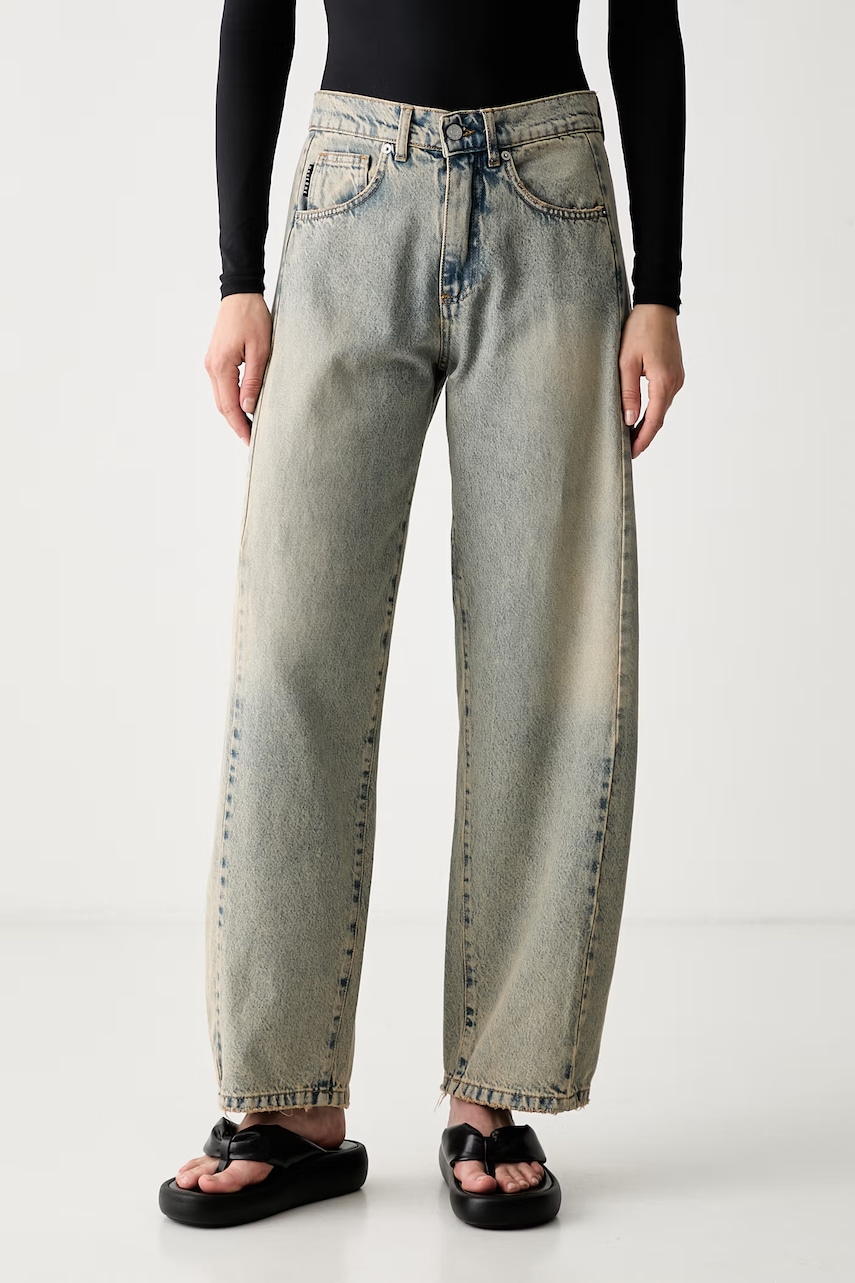 Haveone blugi relaxed fit pentru femei
