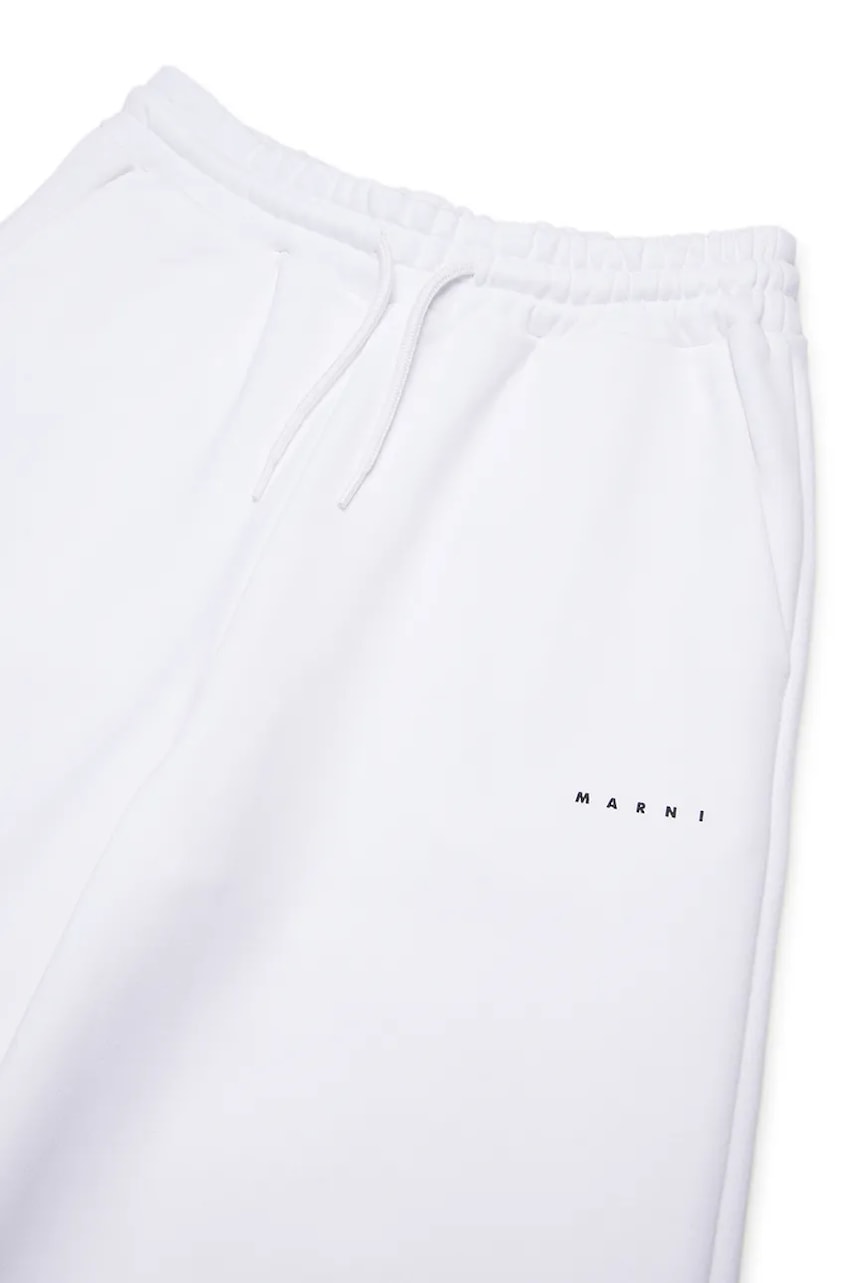 Detské bavlnené tepláky Marni MP190F TROUSERS