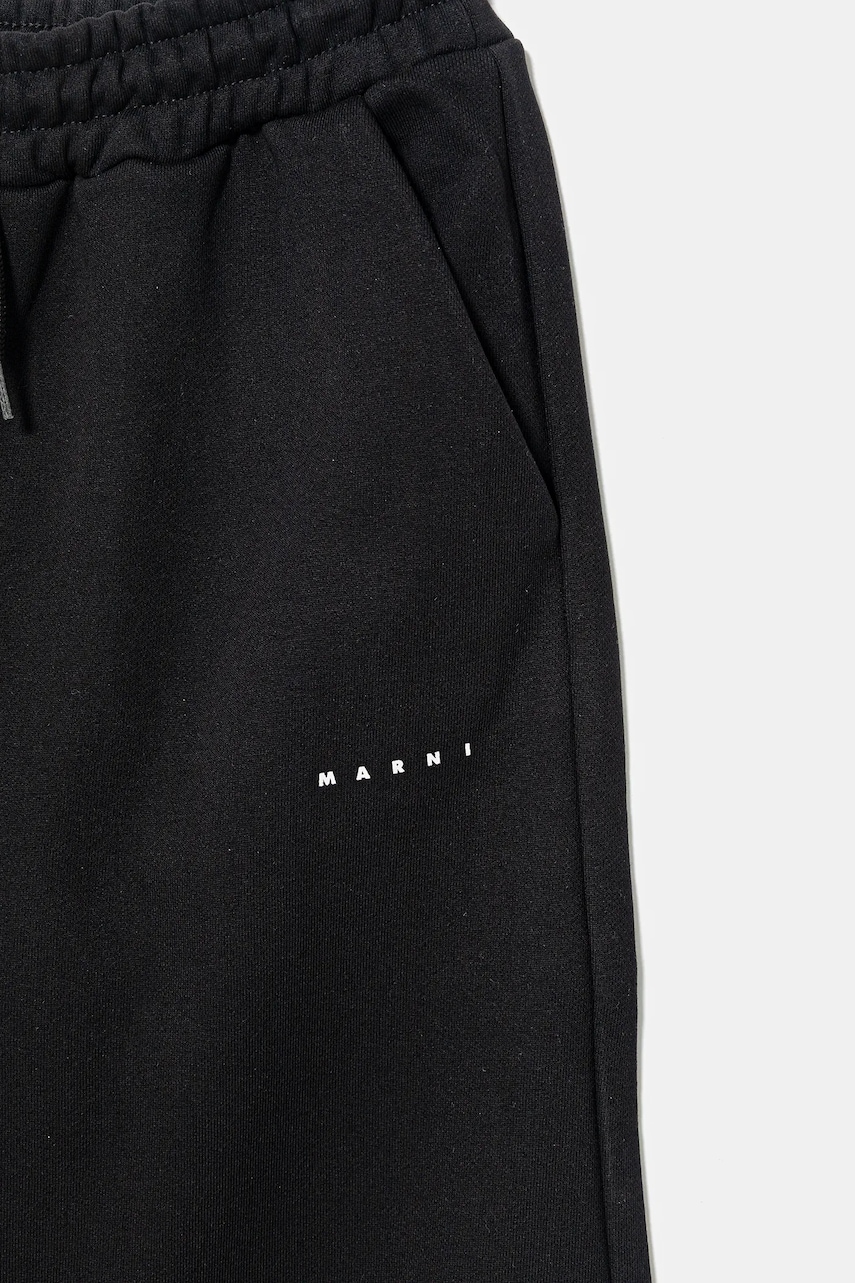 Detské bavlnené tepláky Marni MP190F TROUSERS