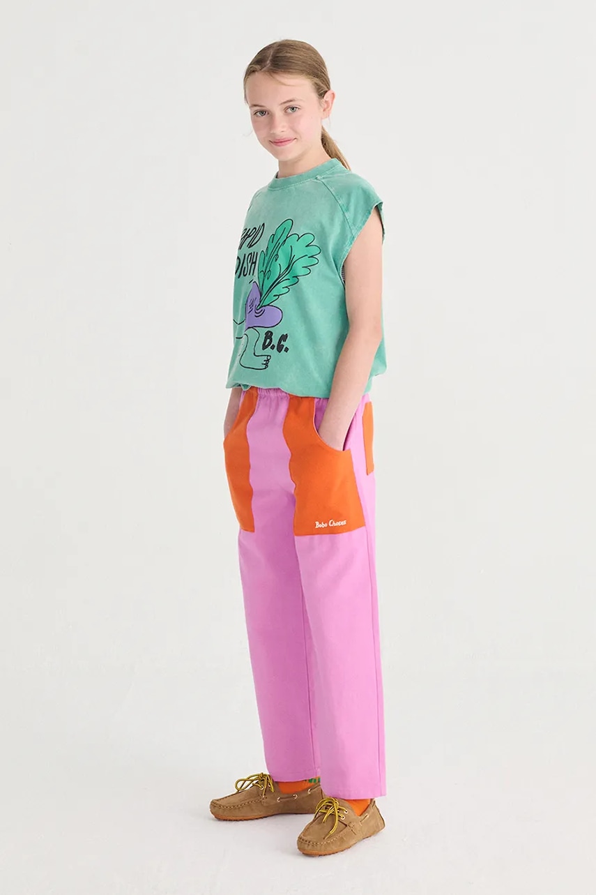 Bobo Choses pantaloni de trening din bumbac pentru copii