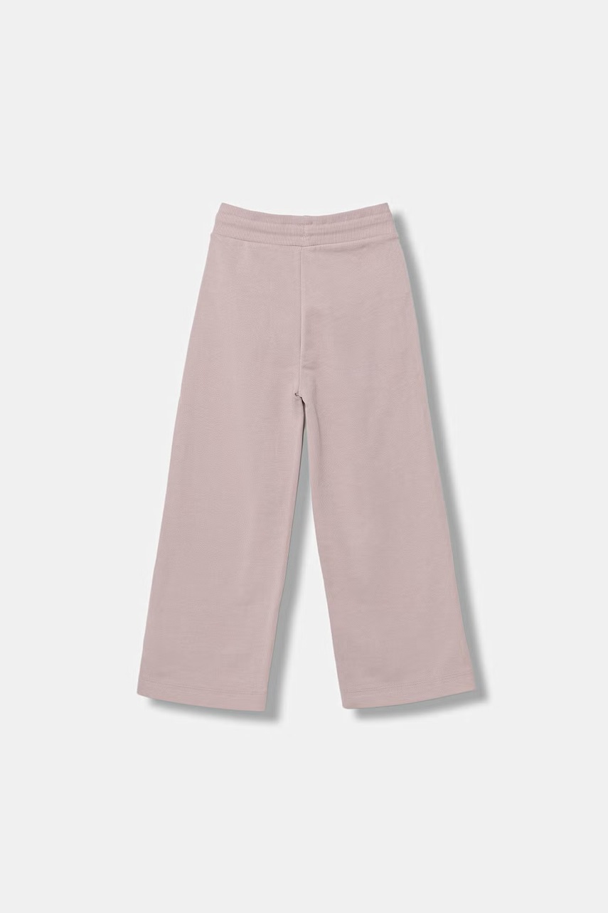 United Colors of Benetton nohavice wide leg detské bavlnené