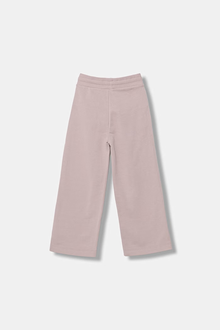 United Colors of Benetton nohavice wide leg detské bavlnené