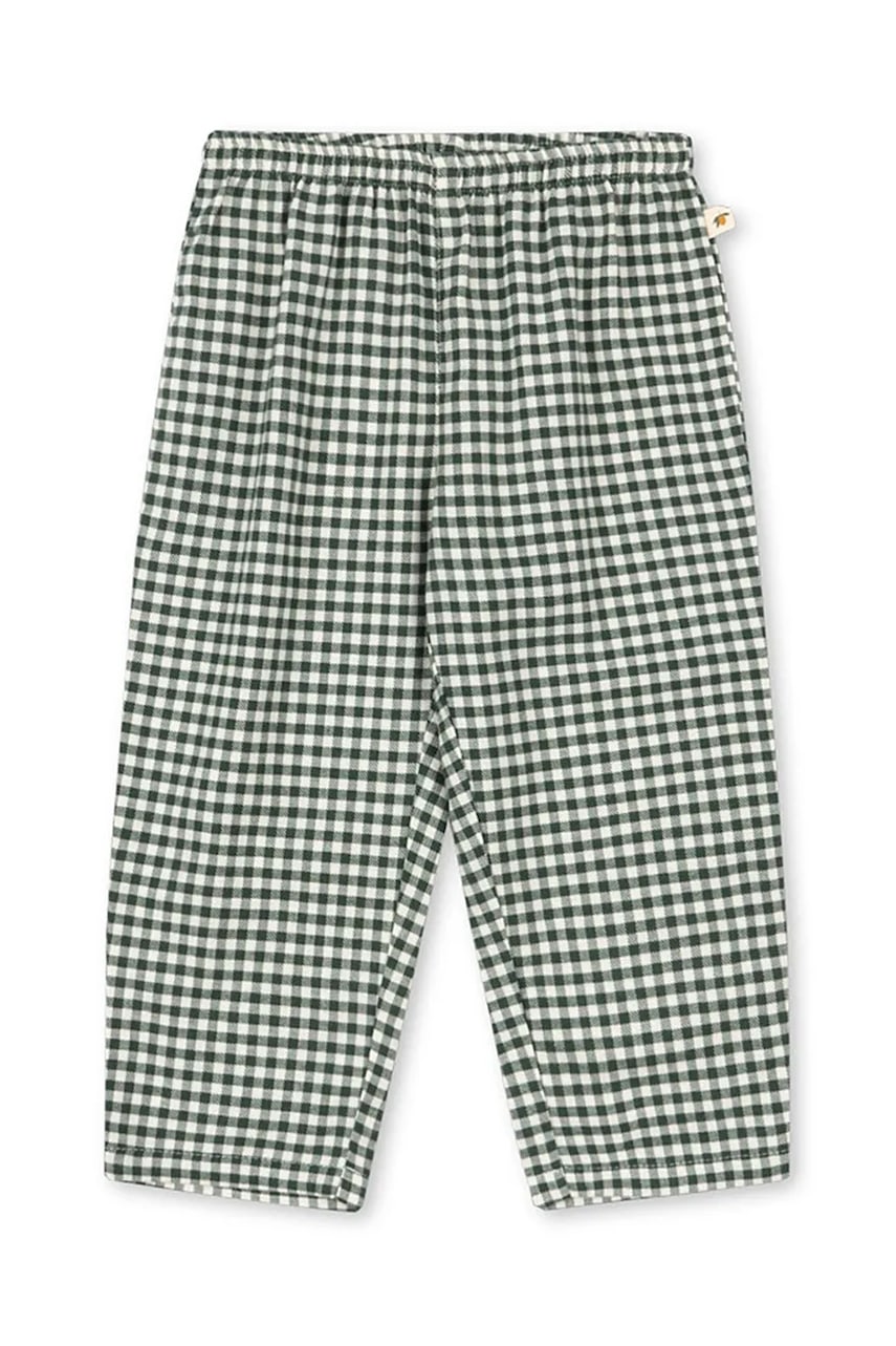 Konges Sløjd pantaloni de bumbac pentru copii FORET PANTS GOTS cu model, KS104195
