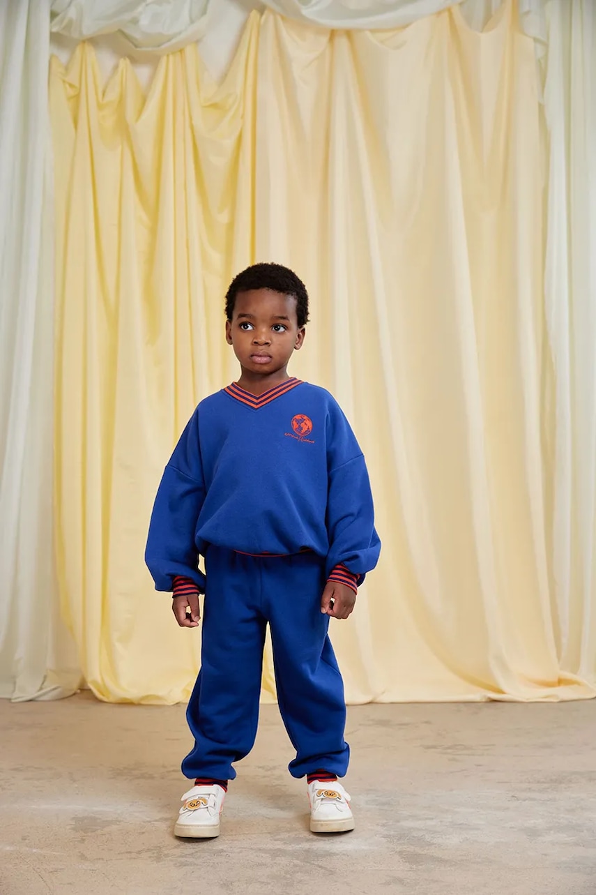 Mini Rodini pantaloni de trening din bumbac pentru copii