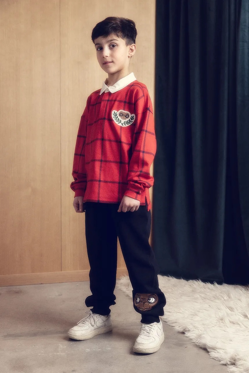 Mini Rodini pantaloni de trening din bumbac pentru copii E.T.