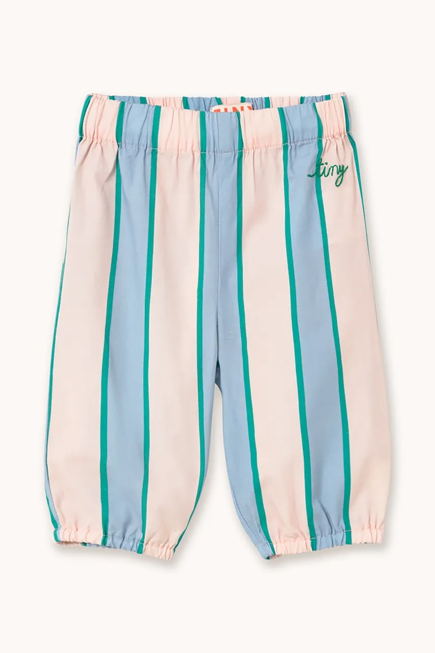 E-shop Dětské bavlněné kalhoty Tinycottons RETRO STRIPES POPLIN BABY PANT