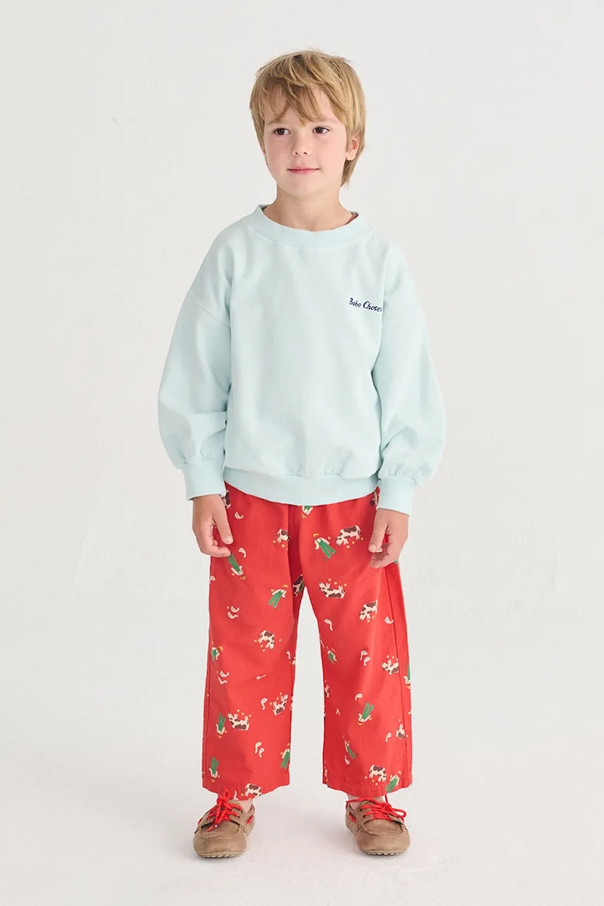 Bobo Choses pantaloni de bumbac pentru copii Farm Adventure