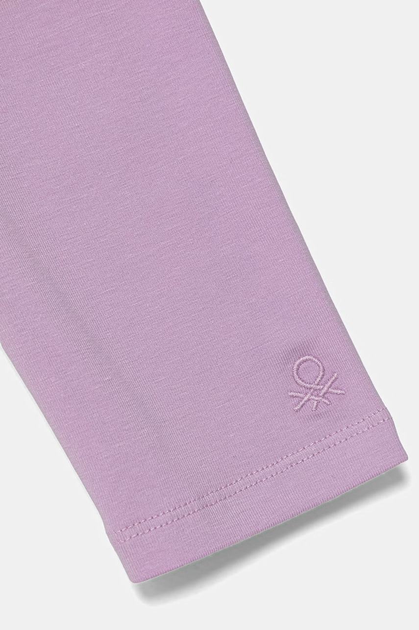 United Colors of Benetton legíny detské bavlnené s elastanom 3-pak