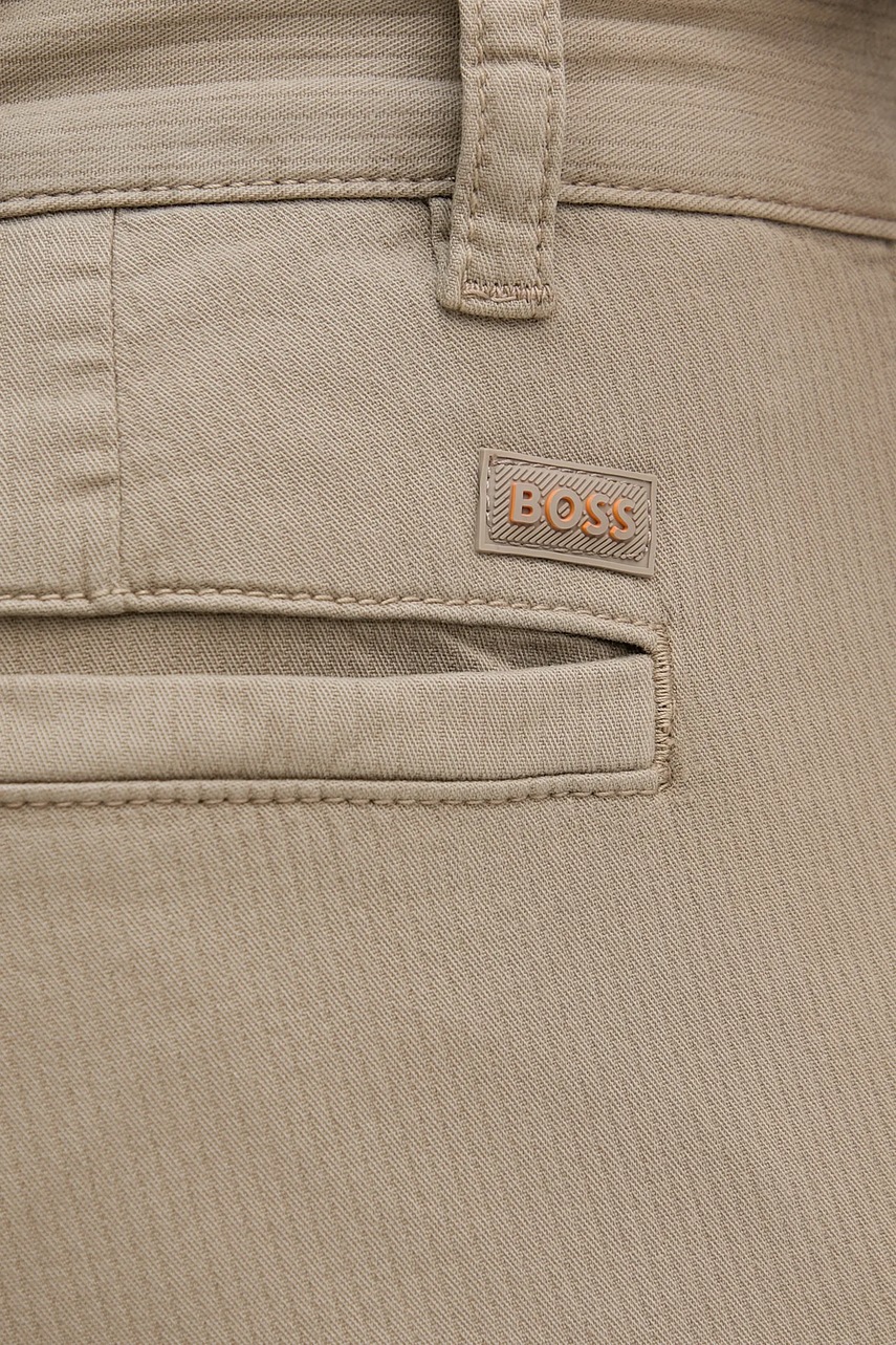 Kalhoty BOSS Orange Chino-Pleated-1 (obrázek 4)