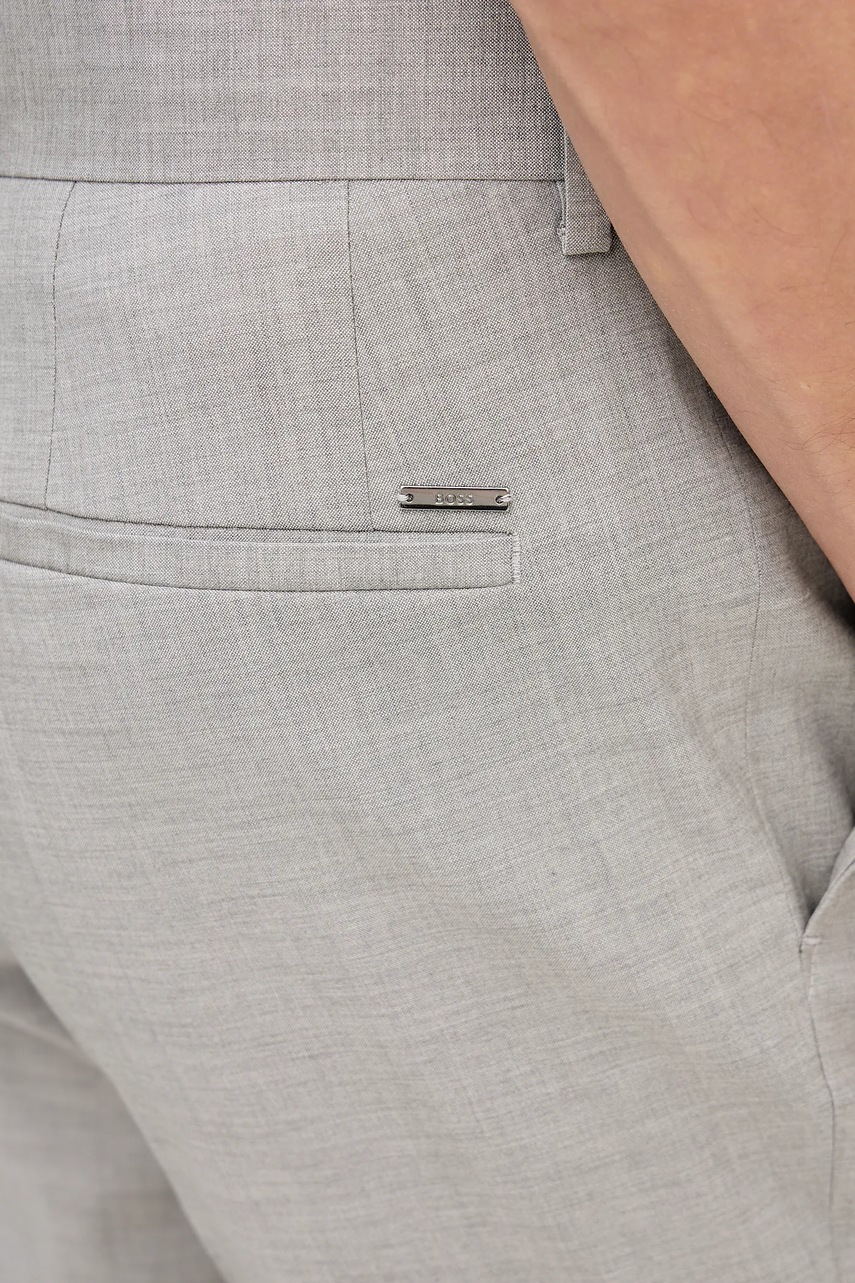 Kalhoty s příměsí vlny BOSS H-Genius-253 (obrázek 4)