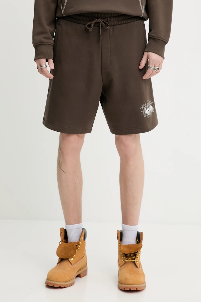 Βαμβακερό σορτσάκι Hugo Blue Dubraxo