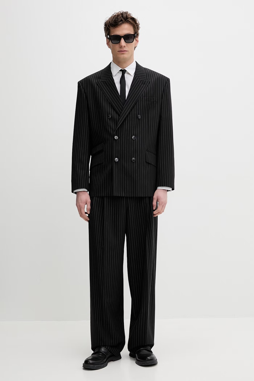 Kalhoty s příměsí vlny HUGO Fedix251