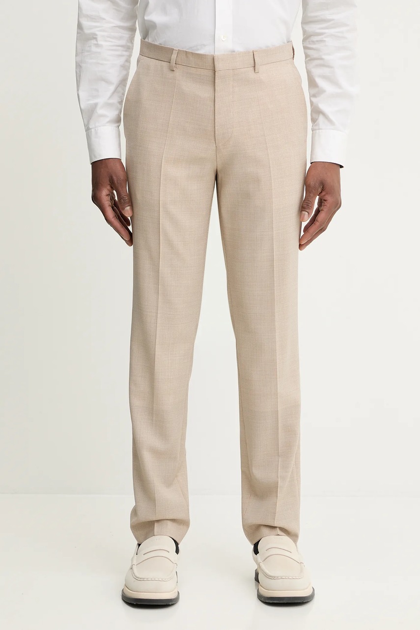 Levně Vlněné kalhoty HUGO Hesten253X