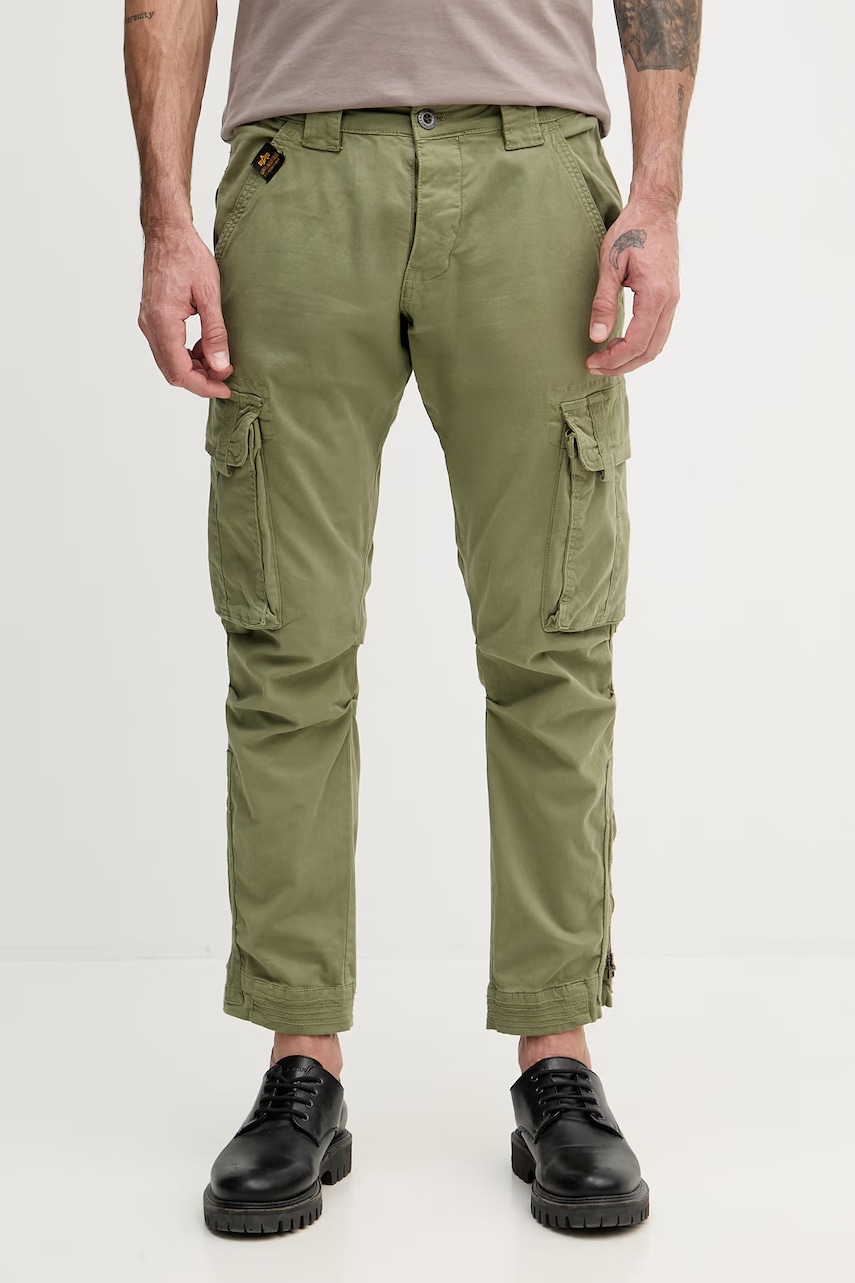 Alpha Industries παντελόνι cargo ανδρικό από βαμβάκι με ελαστάν Task Force Pant