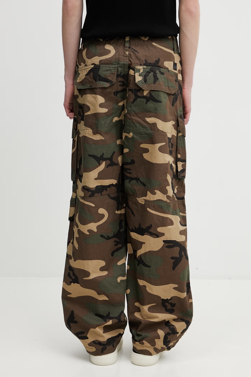 Alpha Industries Ripstop Patchwork spodnie cargo bawełniane męskie (zdjęcie 3)