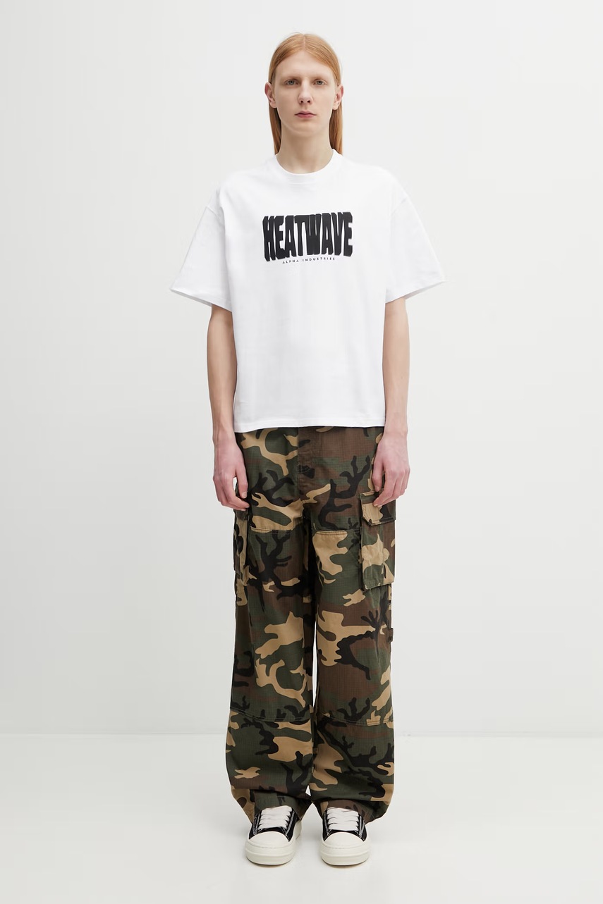 Alpha Industries Ripstop Patchwork spodnie cargo bawełniane męskie (zdjęcie 5)