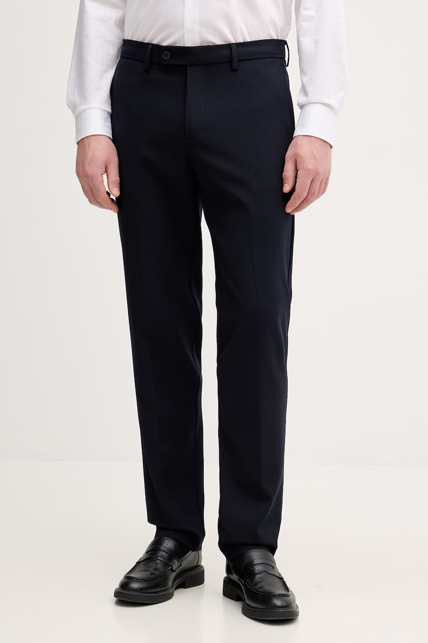 United Colors of Benetton pantaloni de costum pentru bărbați, cu vâscoză