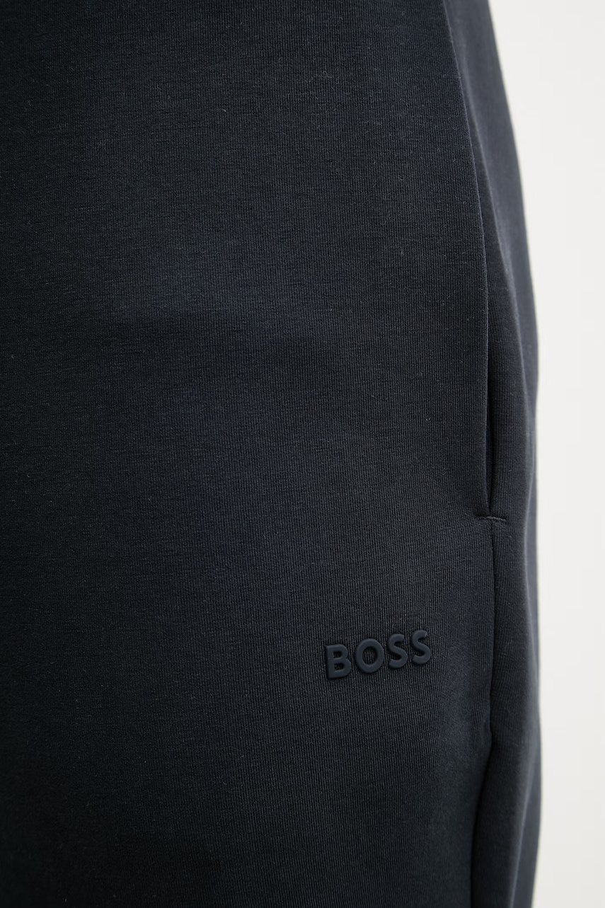 BOSS Green teplákové nohavice pánske bavlnené s elastanom