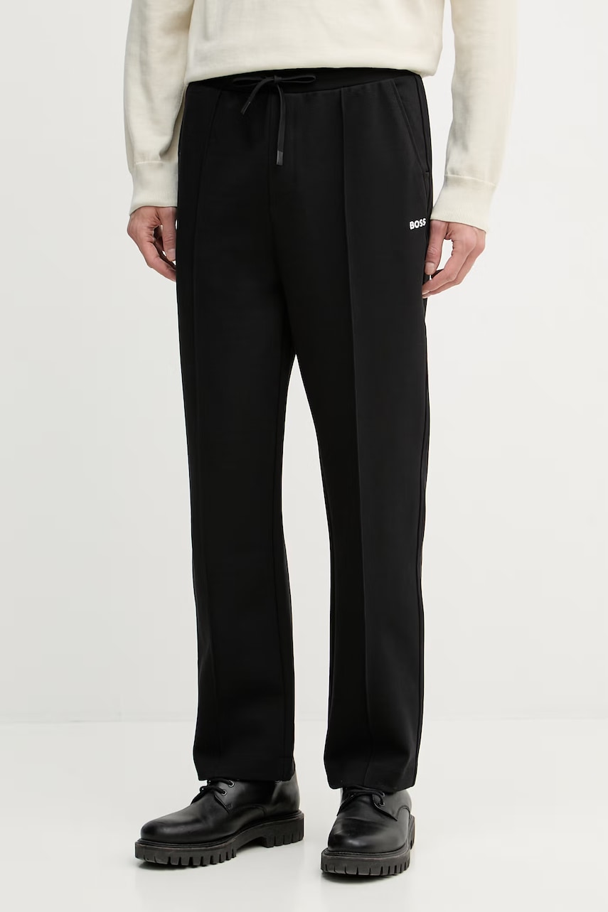 BOSS Green Παντελόνι επίσημο ανδρικό από βαμβάκι με ελαστάν