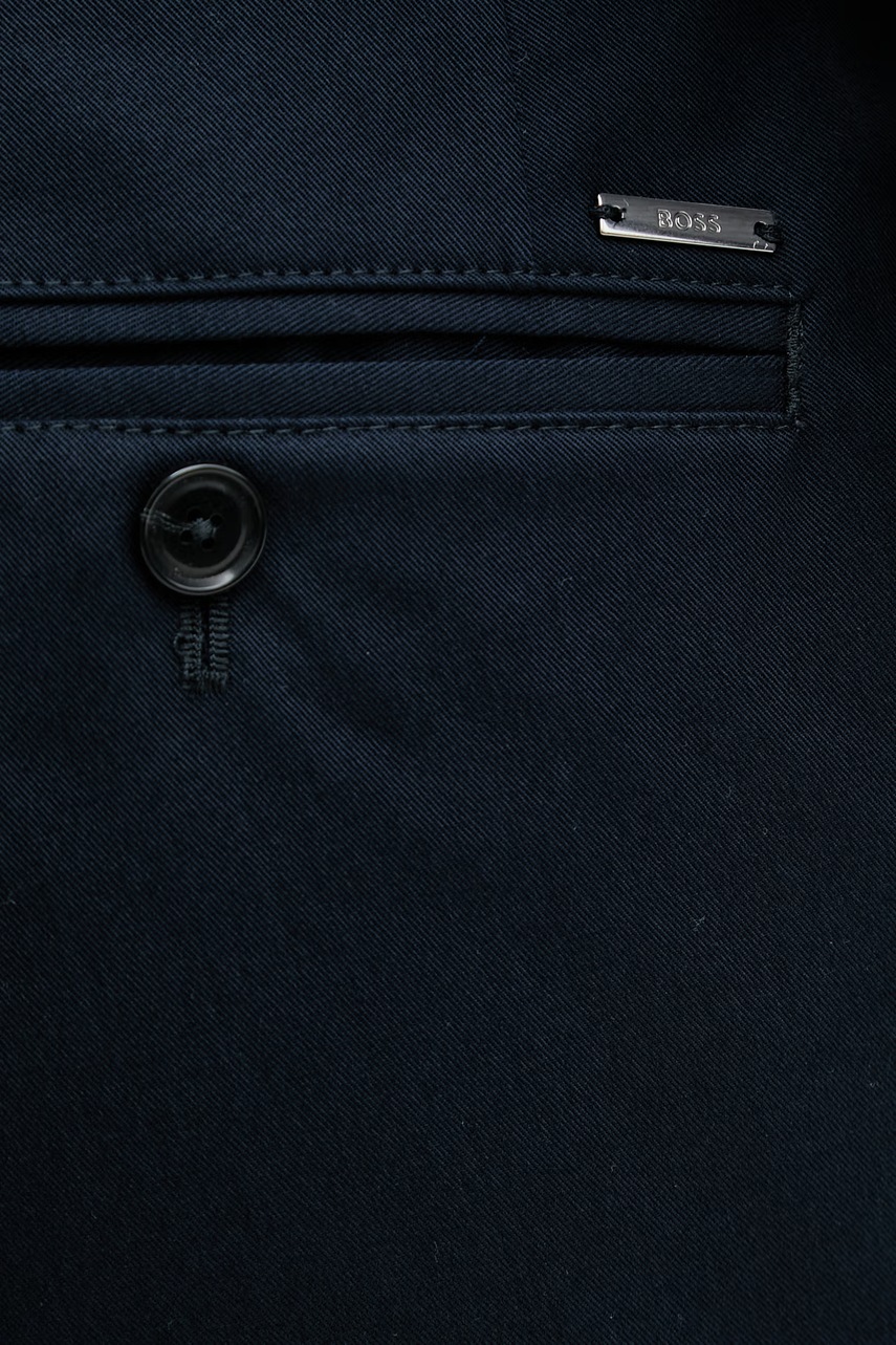 BOSS kalhoty pánské bavlněné s elastanem Genius (obrázek 4)