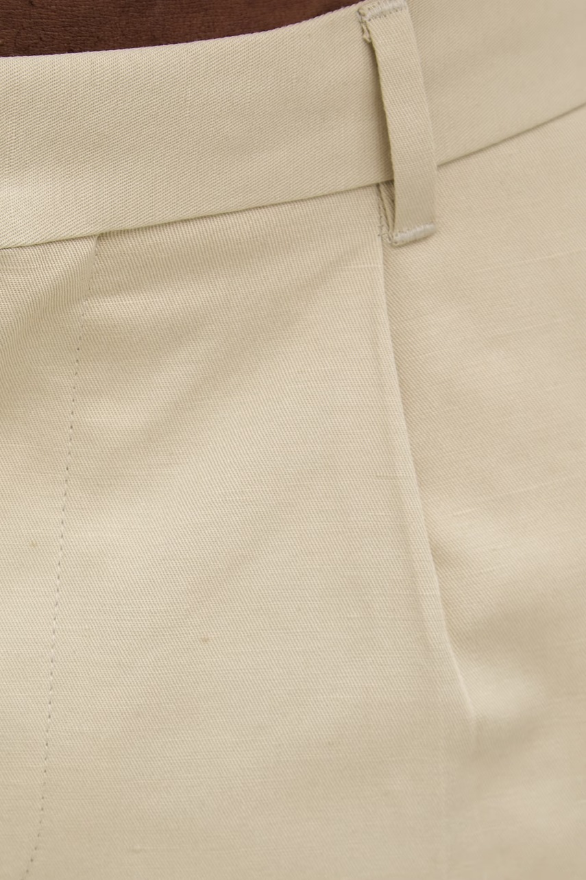 Kalhoty s příměsí lnu BOSS Perin (obrázek 4)