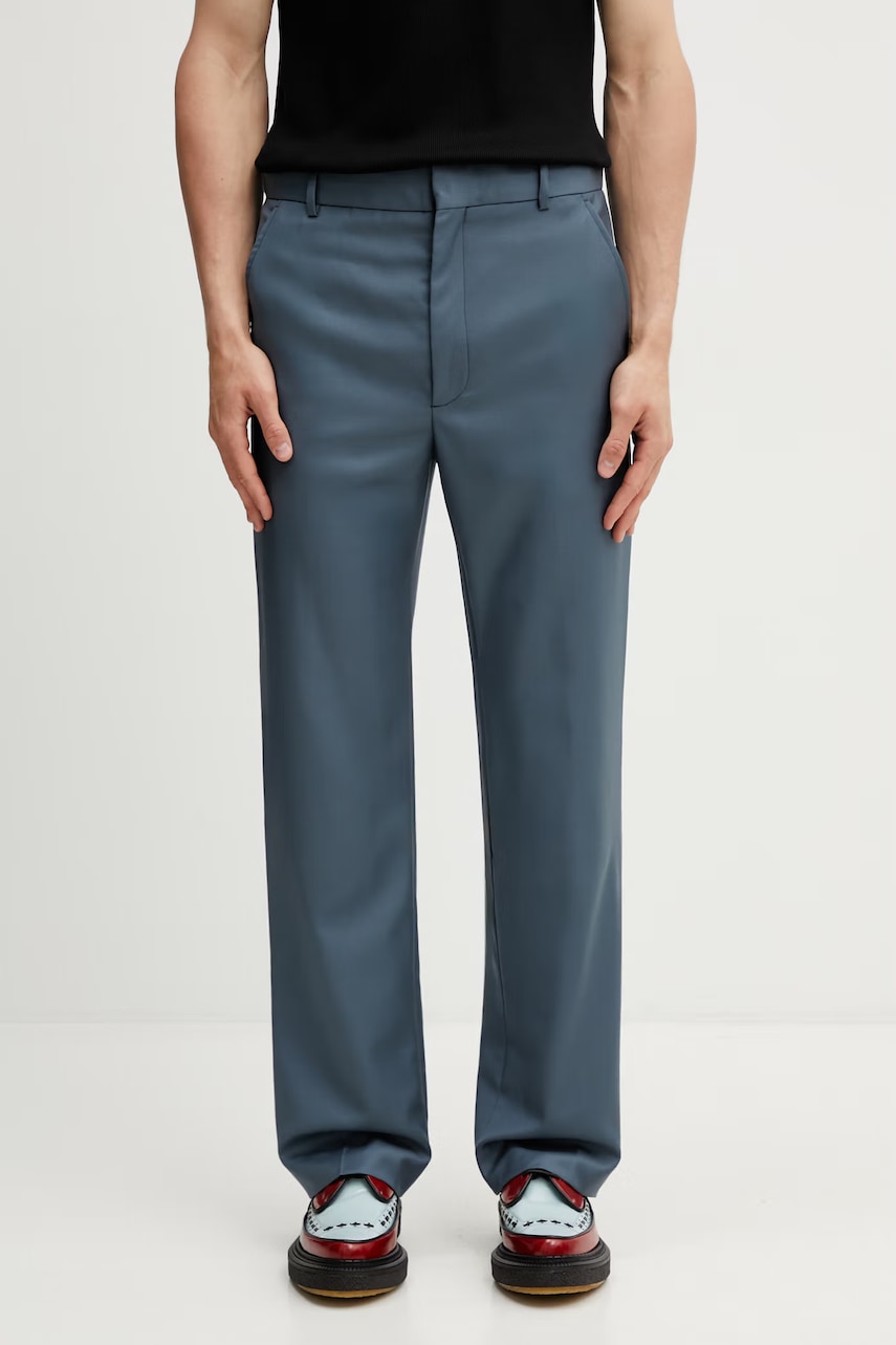Kenzo Tailored Pants spodnie garniturowe wełniane męskie