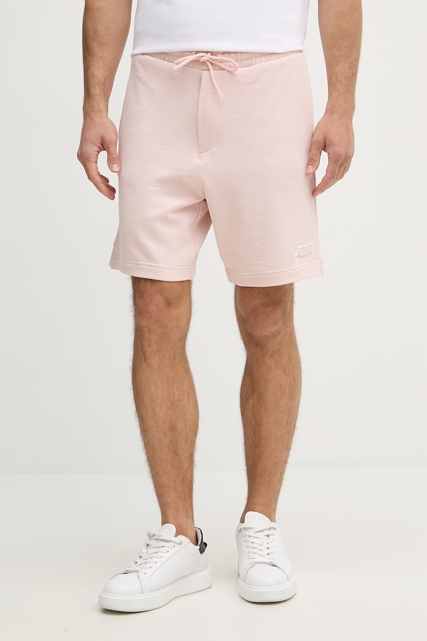 BOSS Orange pantaloni scurți de trening bărbați cu bumbac