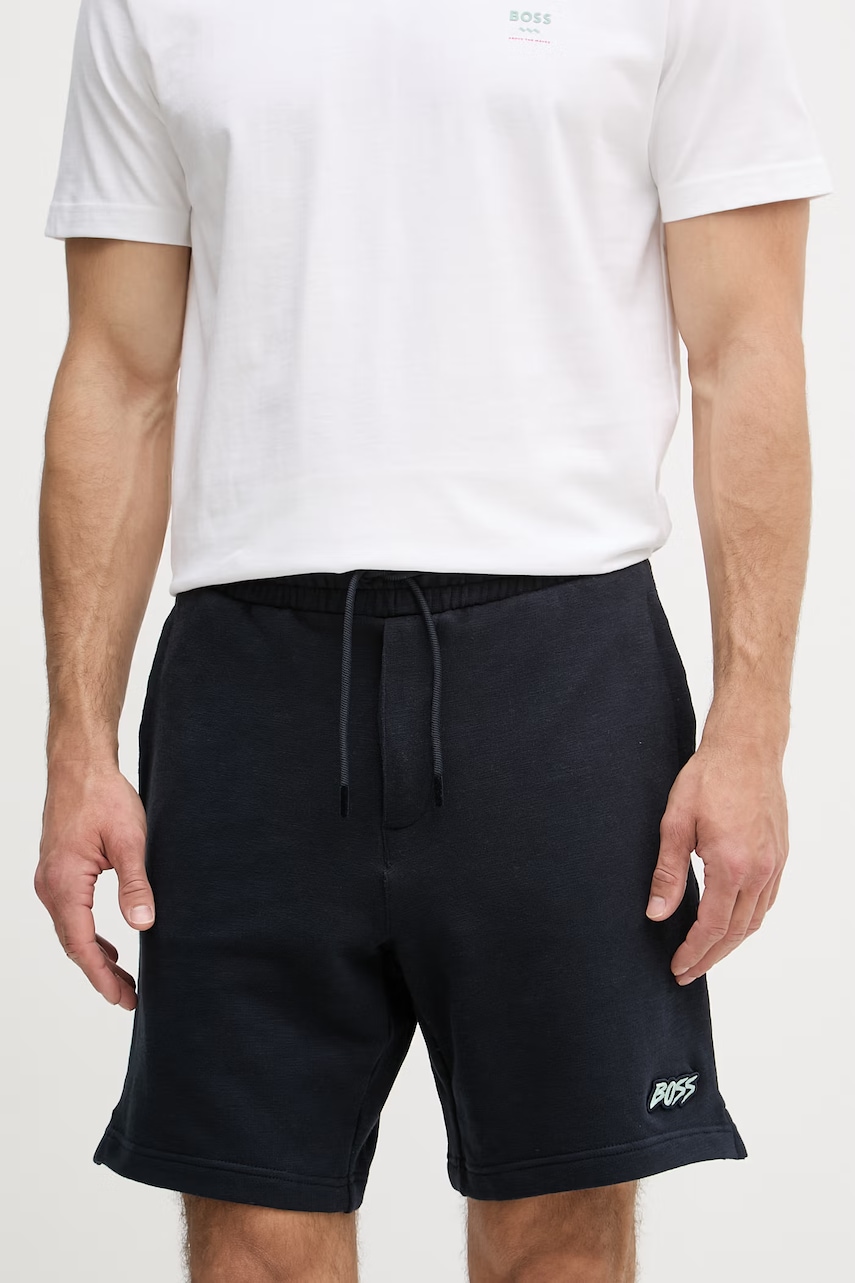 BOSS Orange pantaloni scurți de trening bărbătești cu bumbac