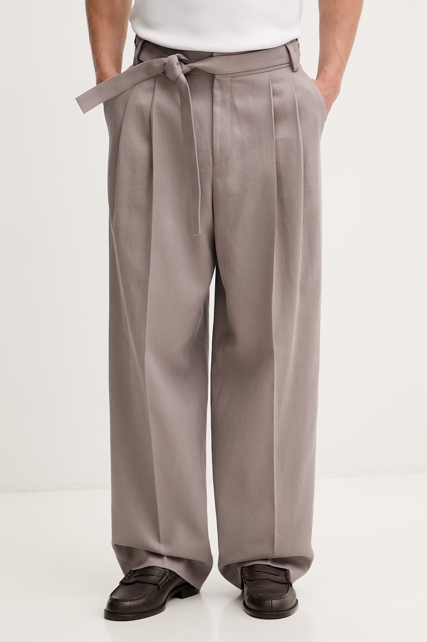 HUGO pantaloni pentru bărbați, cu lyocell Fedix244F1X