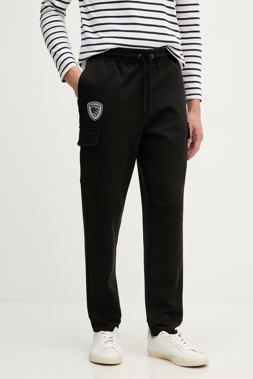 Blauer pantaloni de trening pentru bărbați, cu bumbac OLNEYS