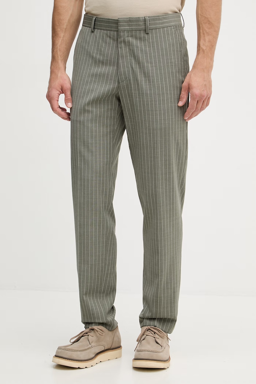 Michael Kors pantaloni bărbați cu amestec de lână