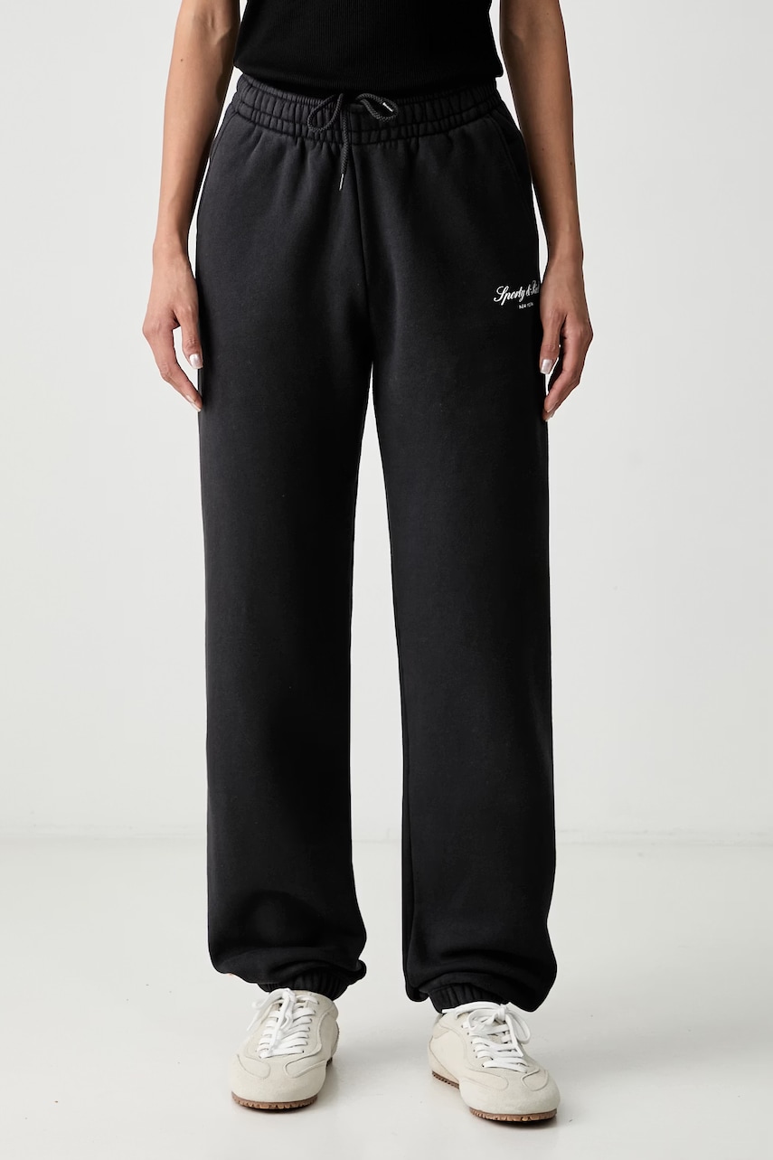 Sporty & Rich Signature NY spodnie dresowe bawełniane damskie