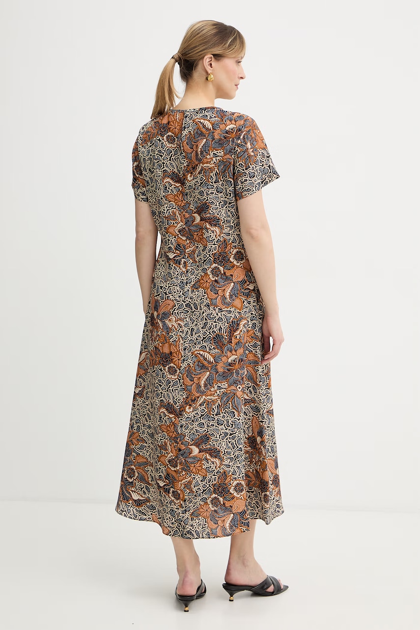 Hodvábne šaty Weekend Max Mara CRESPO