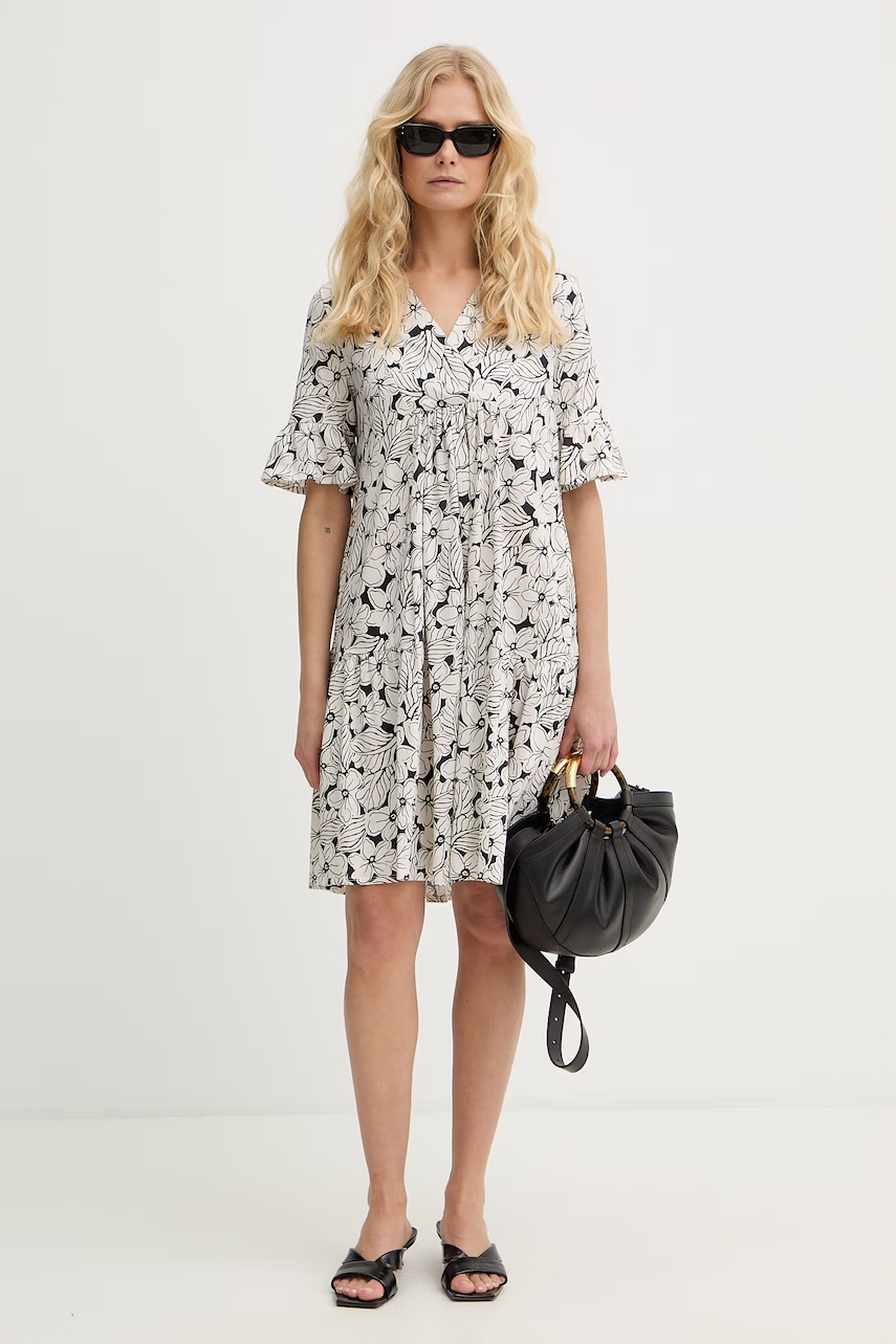 Bavlnené šaty Weekend Max Mara FUOCO