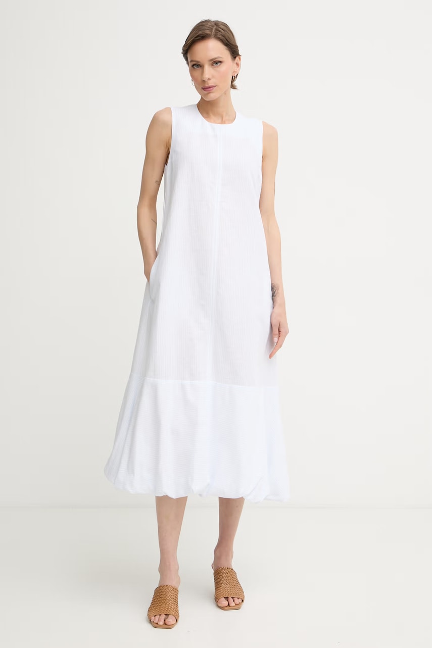 MM by Max Mara Καλοκαιρινό φόρεμα με λινό SORRISO