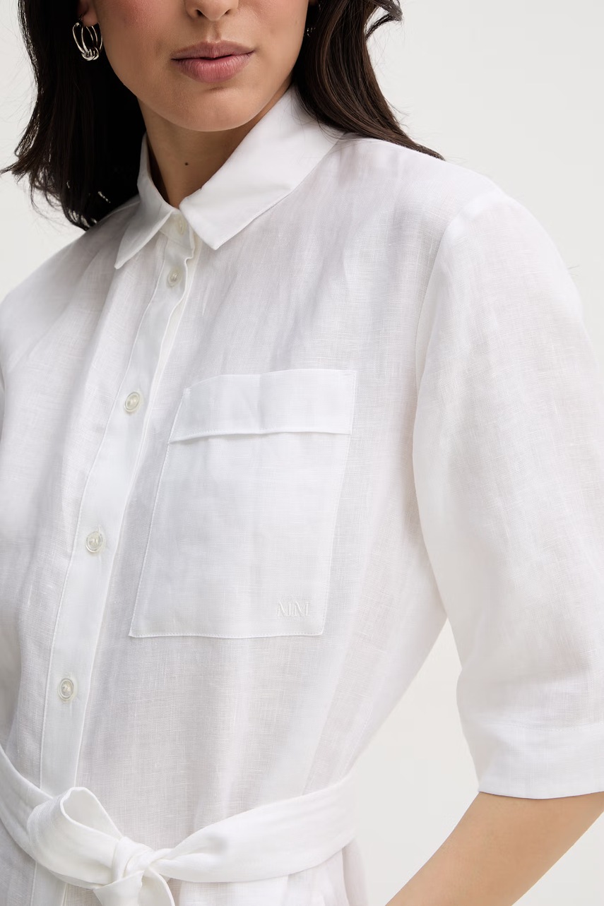 MM by Max Mara літня сукня лляна TABELLA