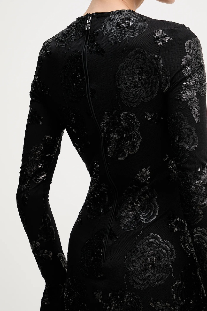 Сукня Rotate колір чорний mini облягаюча 114928100