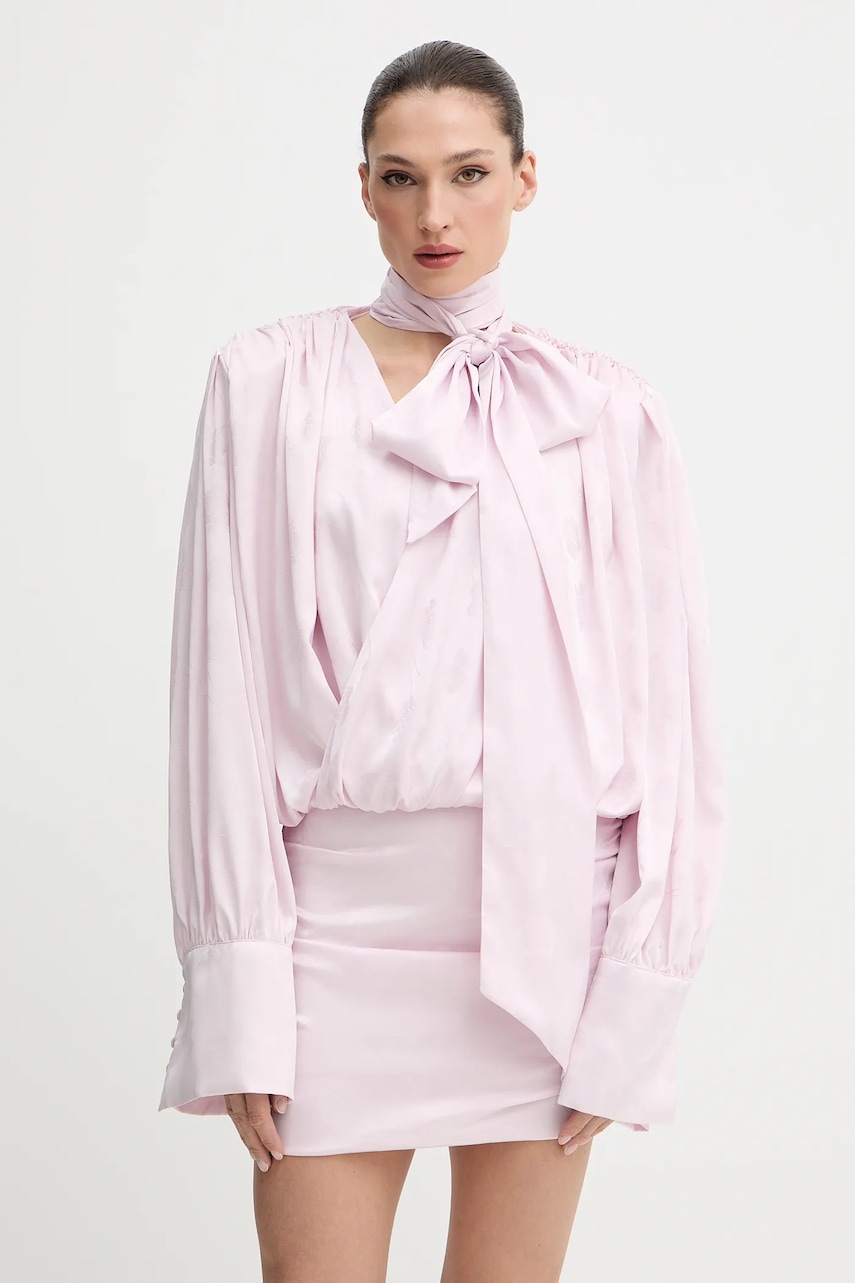 Rotate rochie culoarea violet, mini, mulată, 1160641809